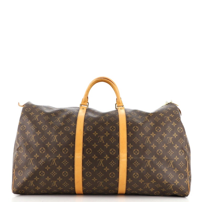 Louis Vuitton Keepall Bag Monogram Canvas 60 In Good Condition For Sale In NY, NY