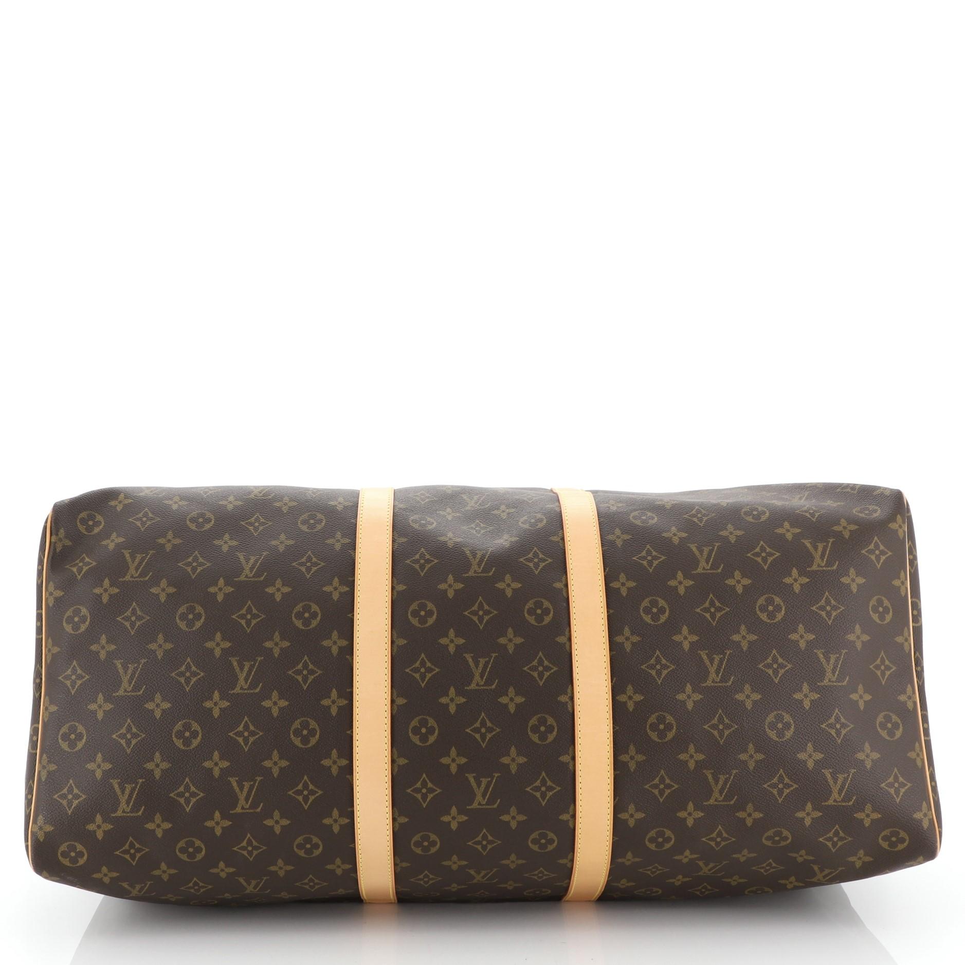 Louis Vuitton Keepall Bag Monogram Canvas 60 In Good Condition In NY, NY