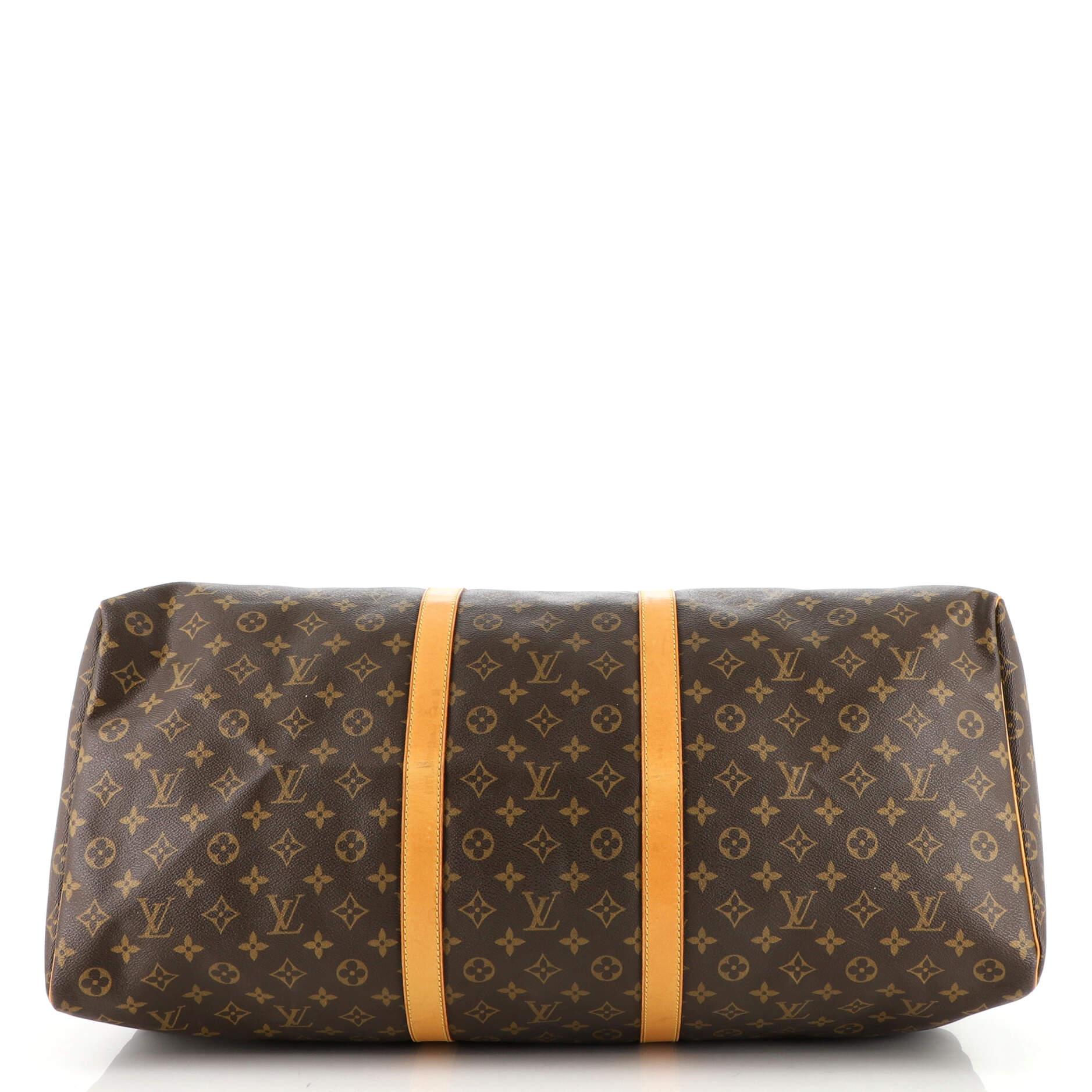 Louis Vuitton Keepall Bag Monogram Canvas 60 In Good Condition In NY, NY