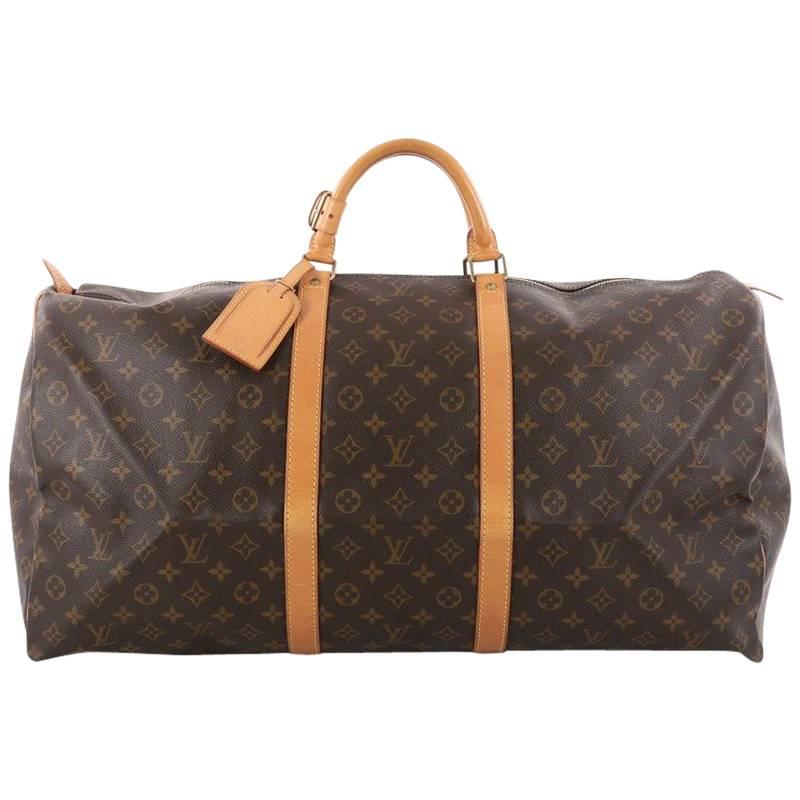 Louis Vuitton Keepall Bag Monogram Canvas 60