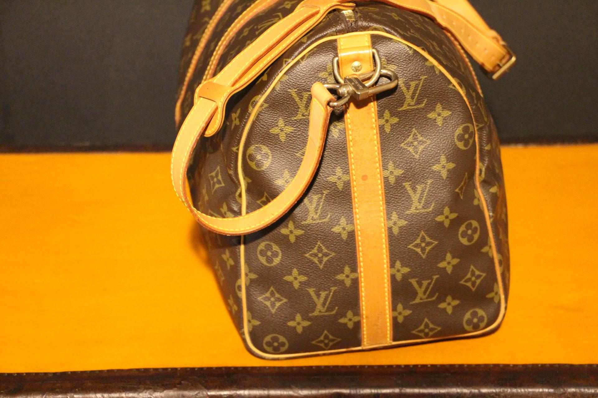 Brown Louis Vuitton Keepall Bandoulière 45 Bag