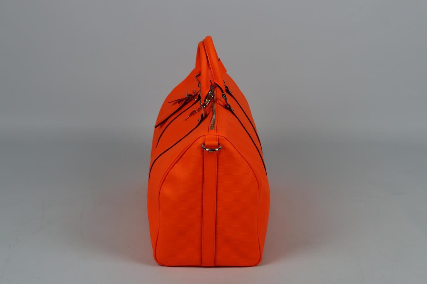 Louis Vuitton Keepall Bandoulière 45 Damier Infini Leather Travel Bag 1