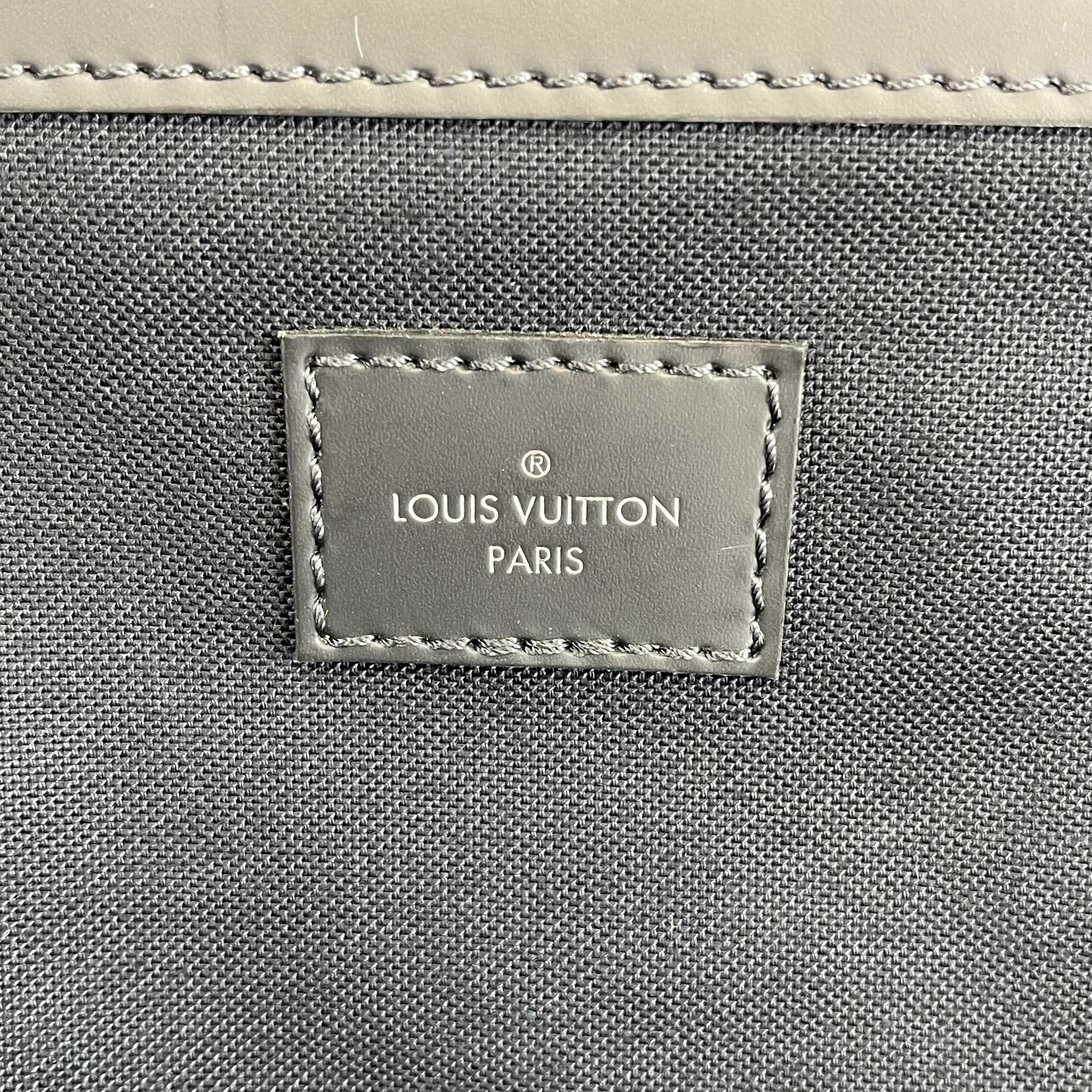 Louis Vuitton - Keepall Bandoulière 45 Danier Graphite Duffle w/ Shoulder Strap 6