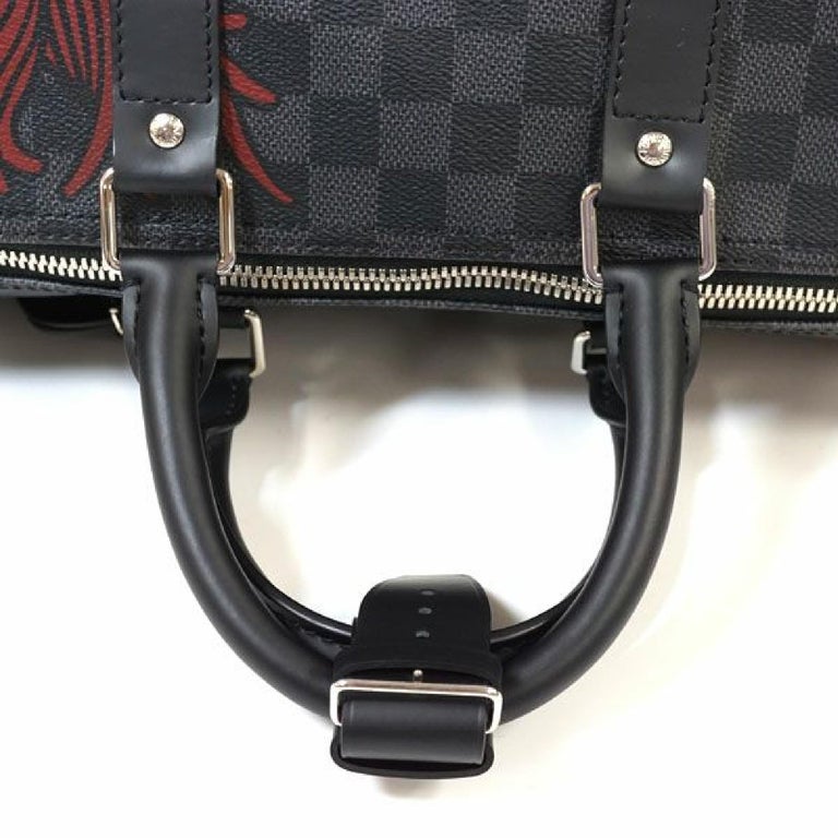 Louis Vuitton Keepall Bandouliere Bag Damier 45 Auction