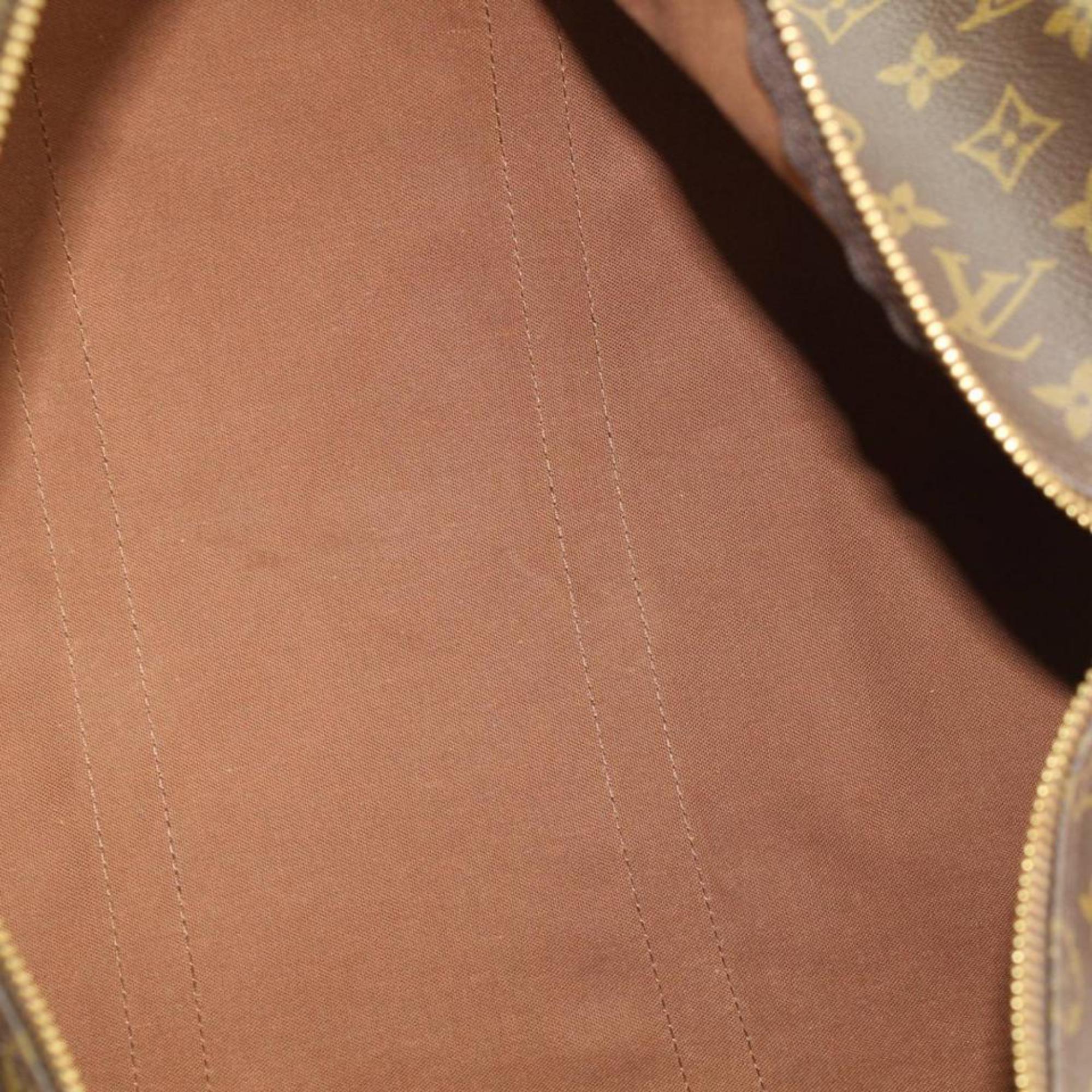 Louis Vuitton Keepall Bandouliere 50 866534 Coated Canvas Weekend/Travel Bag In Good Condition For Sale In Forest Hills, NY