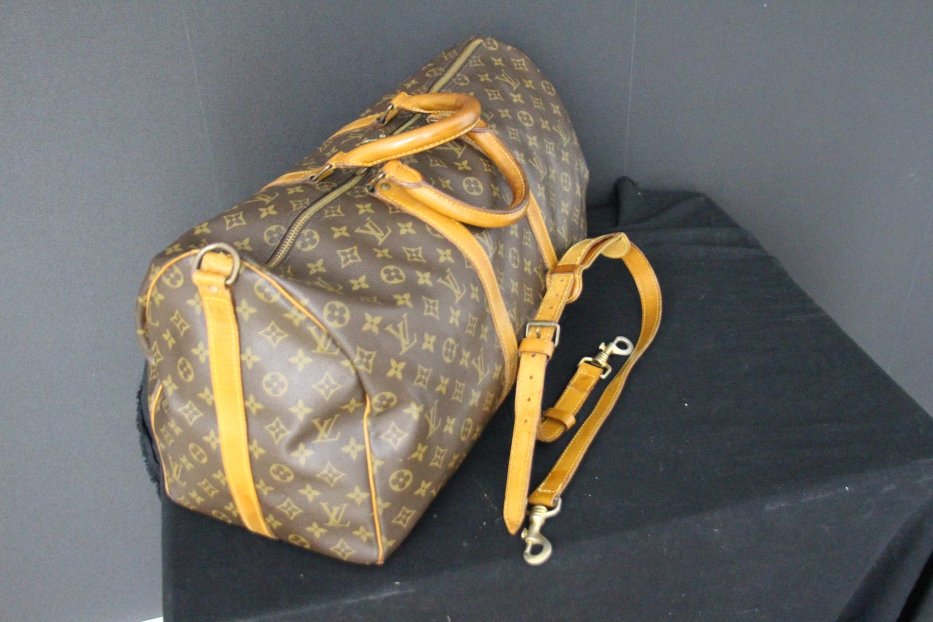 Louis Vuitton Keepall Bandoulière 50 Bag For Sale 13