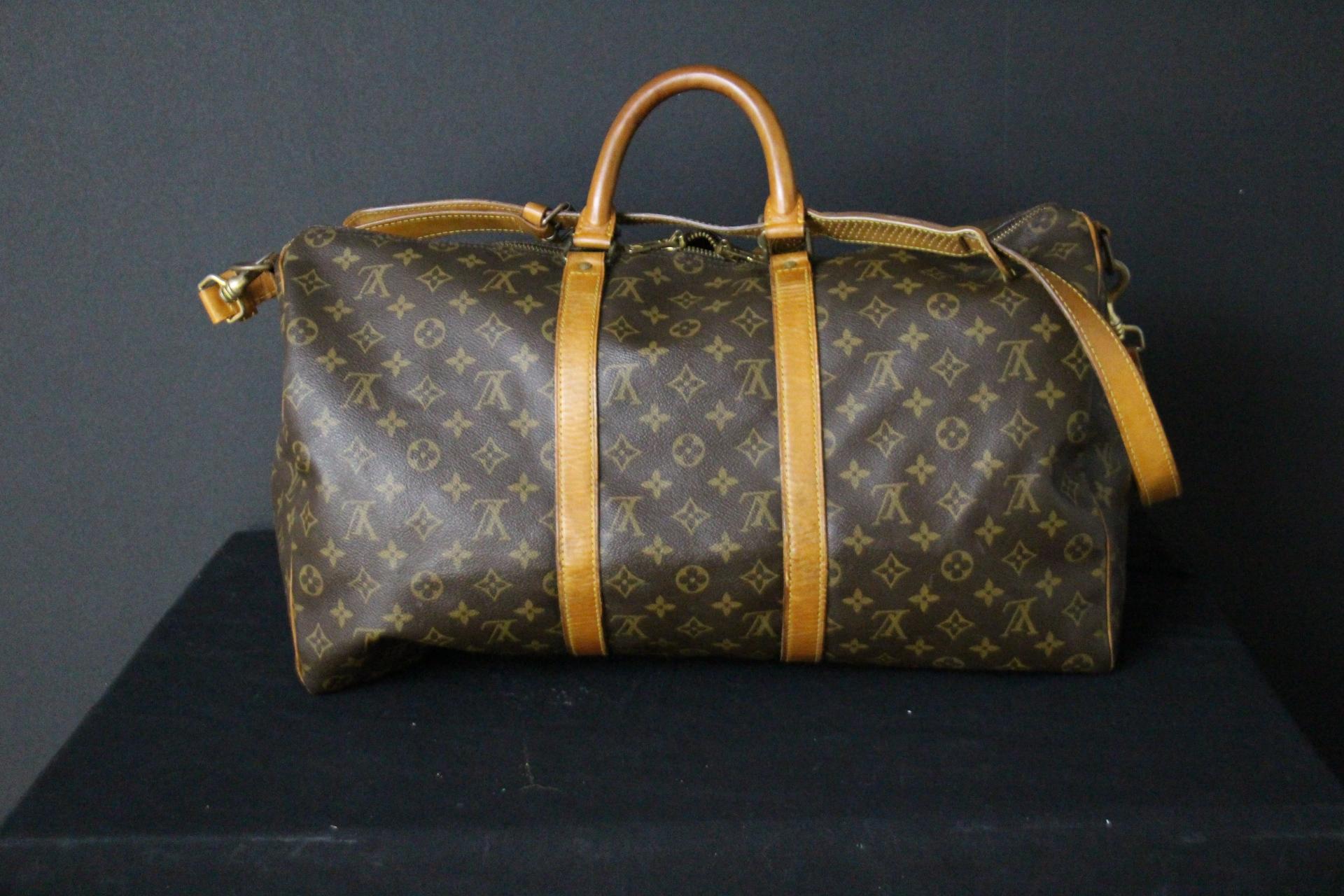 Louis Vuitton Keepall Bandoulière 50 Bag For Sale 14