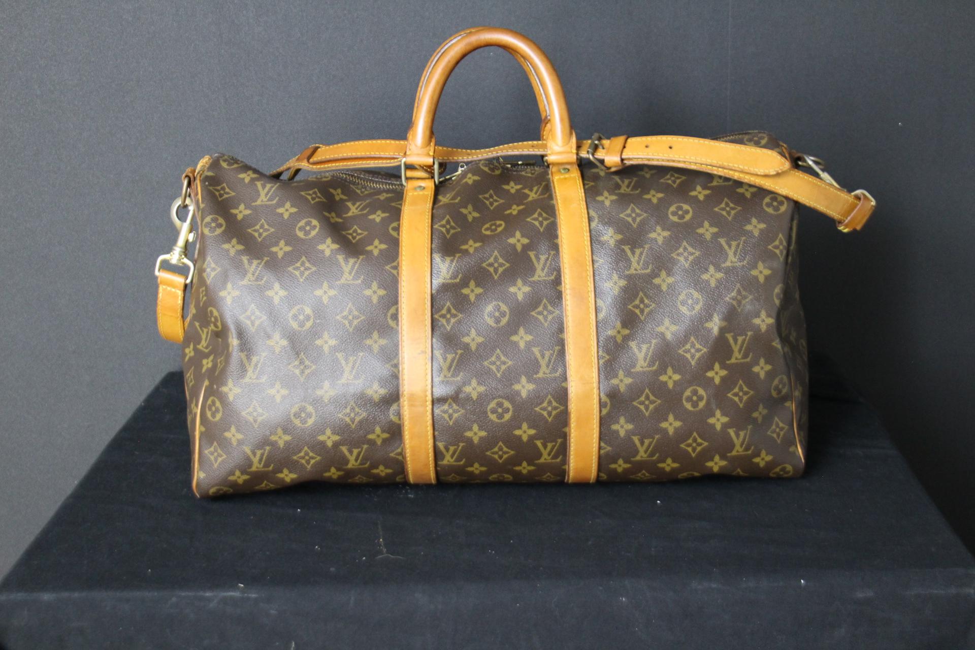 Sac Louis Vuitton Keepall Bandoulière 50 en vente 1