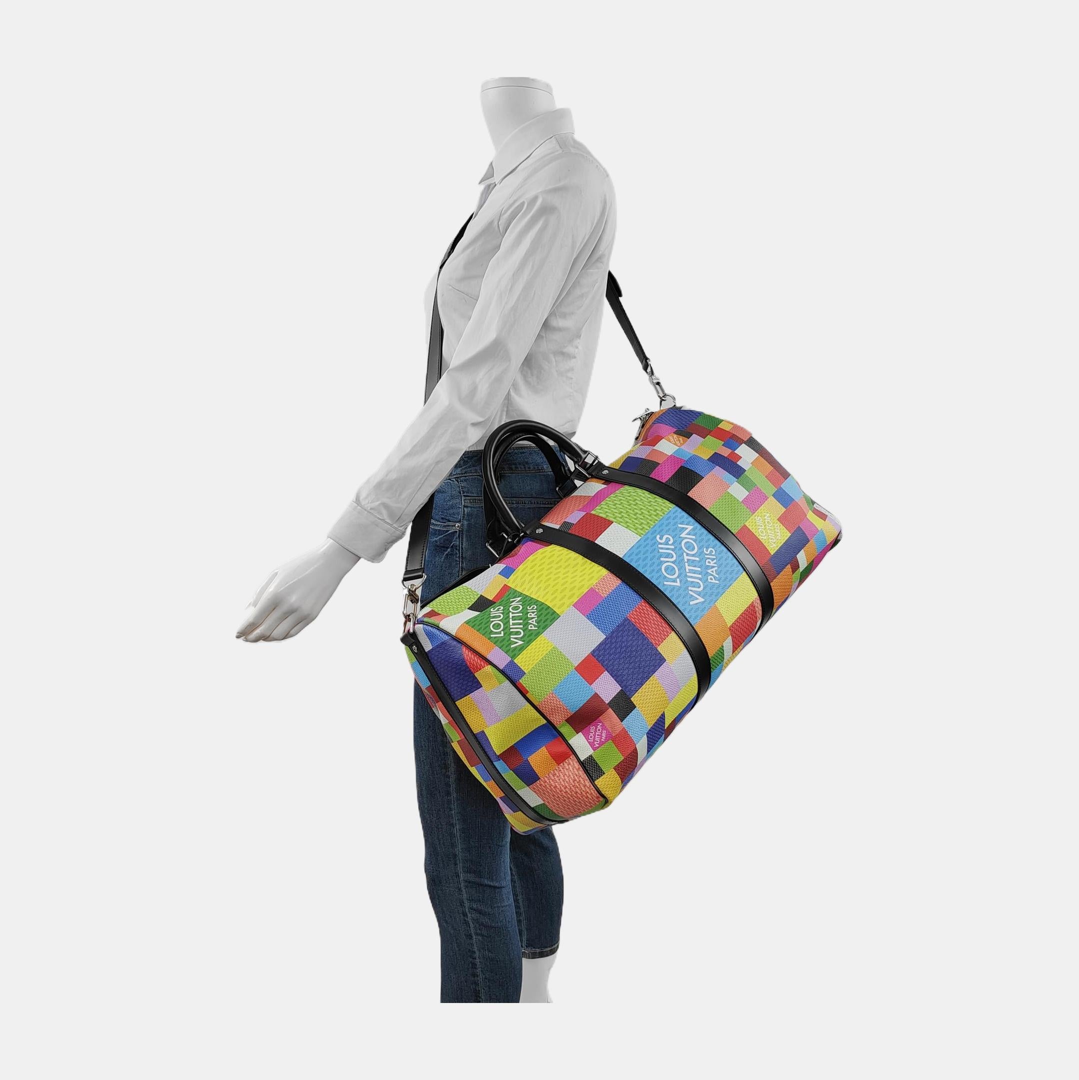 CONDITION: NEVER WORN



DETAILS:

Louis Vuitton 

Keepall Bandouliere 50

Material: leather

Color: Multicolor
Dimensions:
Width 50cm  19.7 inches
Height 29cm  11.4 inches 
Depth 22cm  8.7 inches