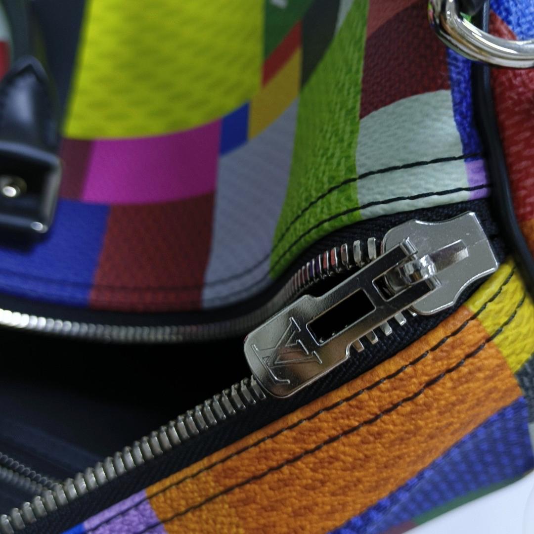 Louis Vuitton Keepall Bandouliere 50 Damier Graphite 3D Multicolor 3