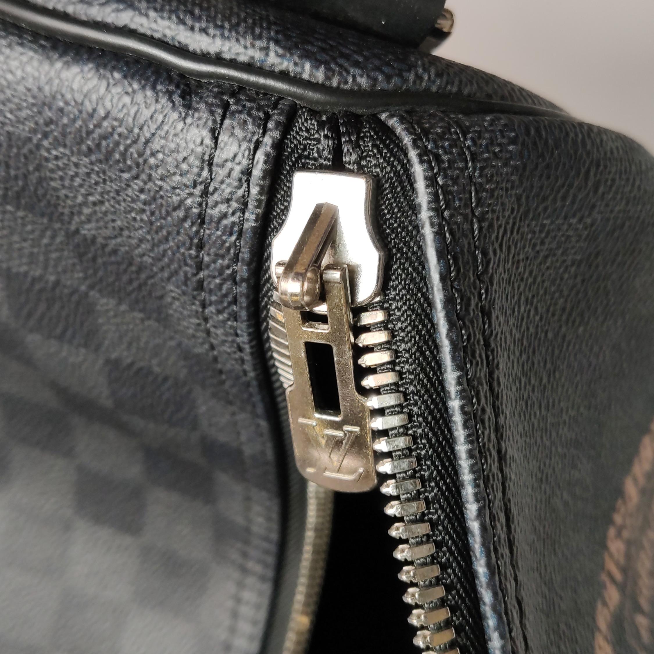 Louis Vuitton Keepall Bandouliere 50 Damier Graphite Stamps Animal Zoo 6