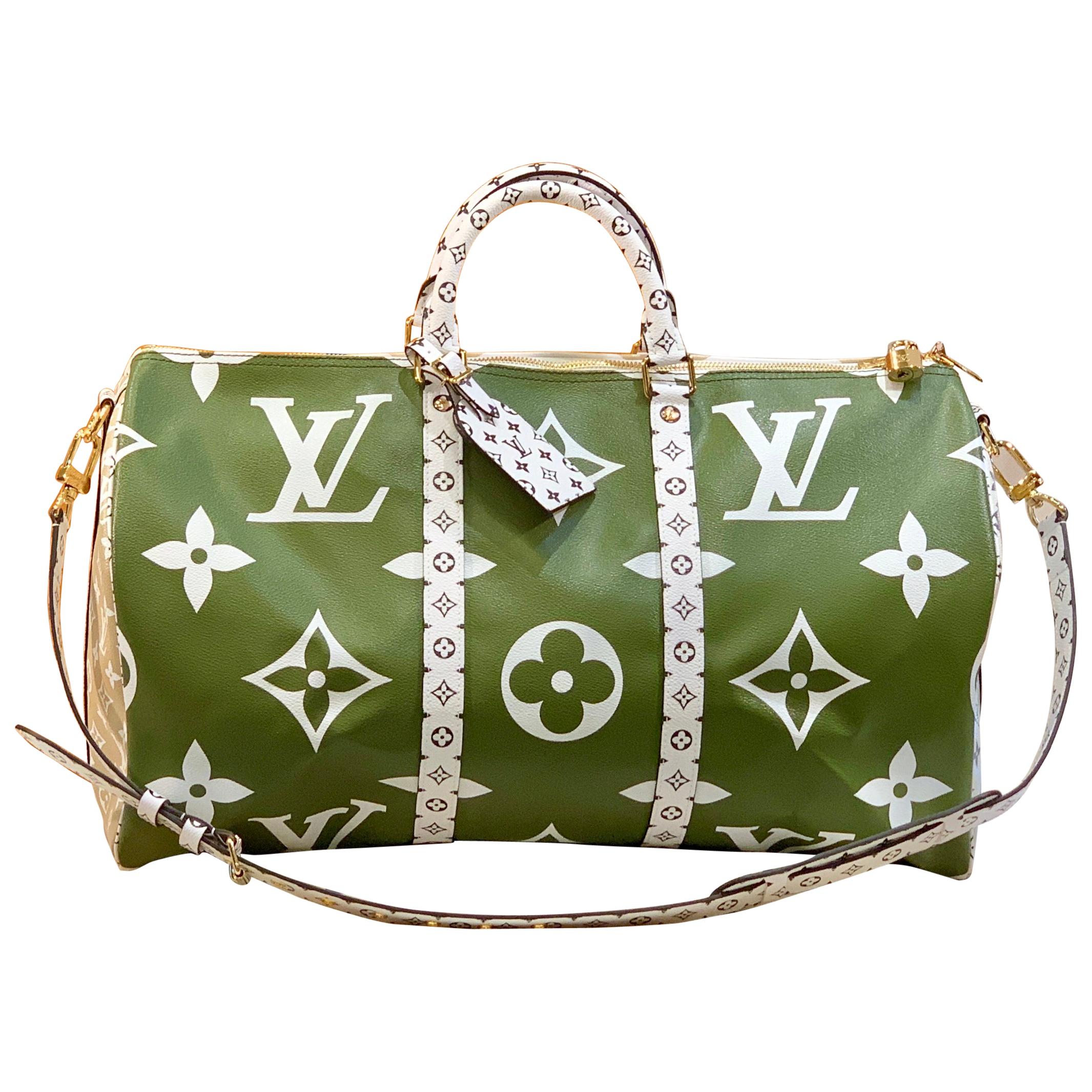 Louis Vuitton Keepall Bandouliere 50 Giant Travel Bag Summer 2019 Louis Vuitton Keepall Bandouliere 50 Giant Travel Bag Summer 2019