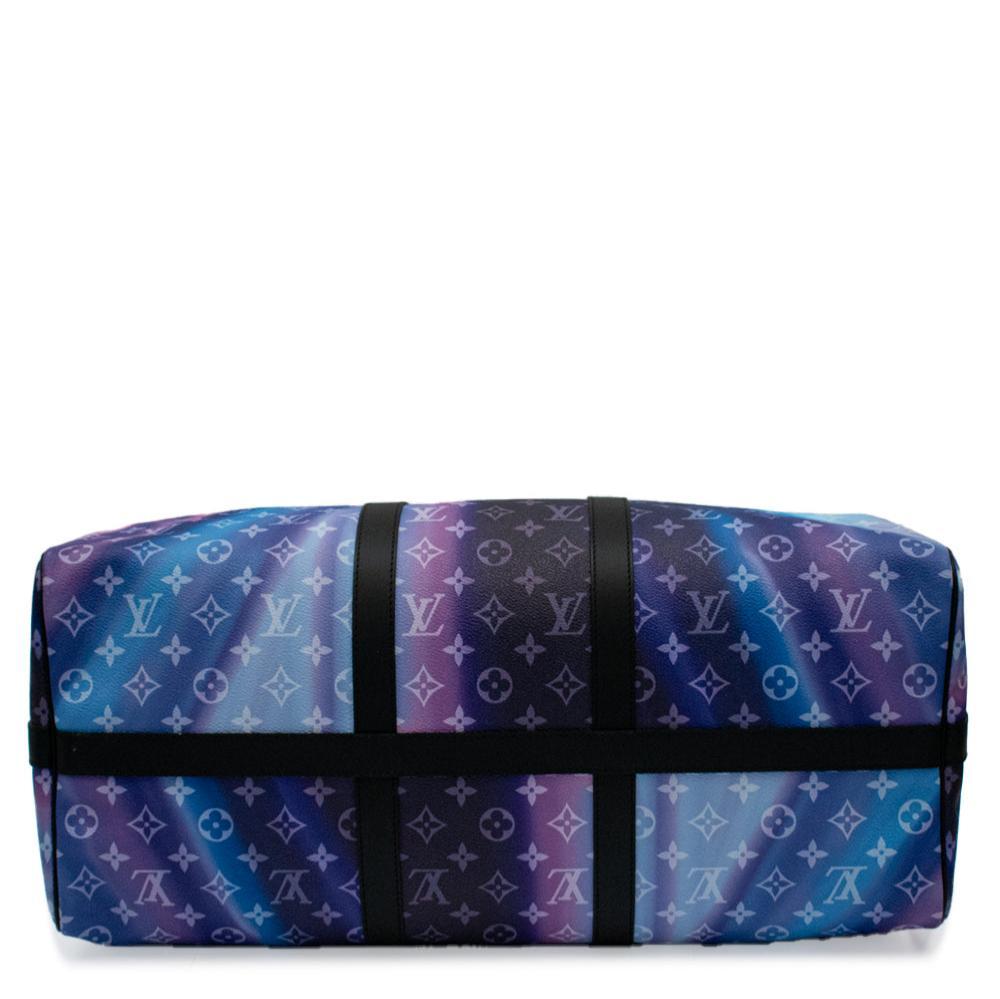 Purple Louis Vuitton Keepall Bandoulière 50 Sunset For Sale