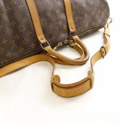 Louis Vuitton Keepall Bandouliere 55 866482 Coated Canvas Weekend/Travel Bag