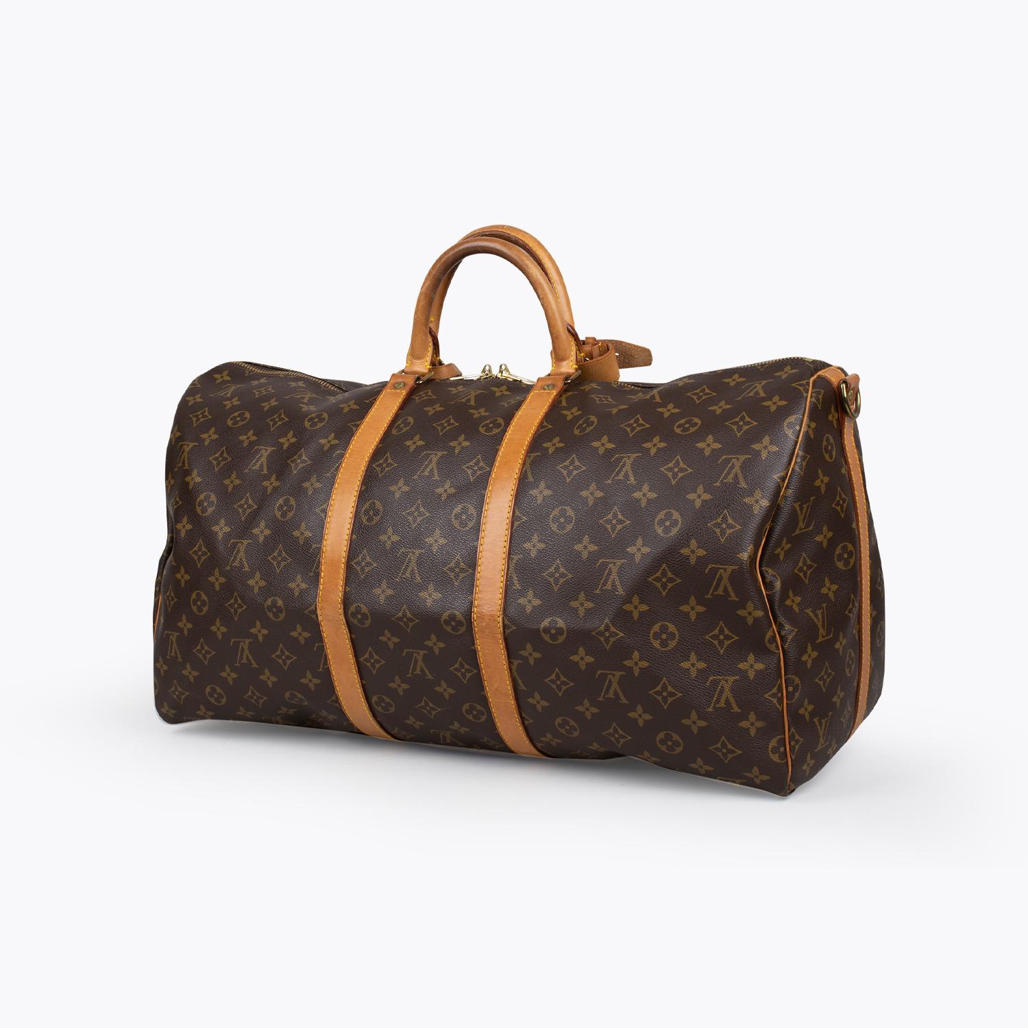 Louis Vuitton Keepall Bandoulière 55 Bag In Good Condition For Sale In Sundbyberg, SE