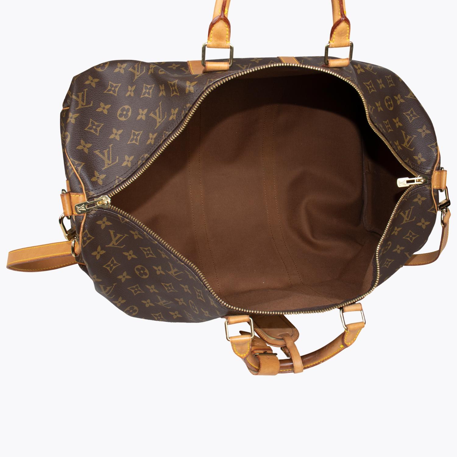 Women's or Men's Louis Vuitton Keepall Bandoulière 55 Bag For Sale