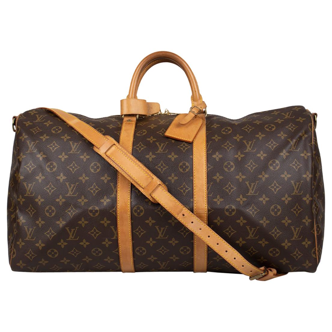 Louis Vuitton Keepall Bandoulière 55 Bag For Sale