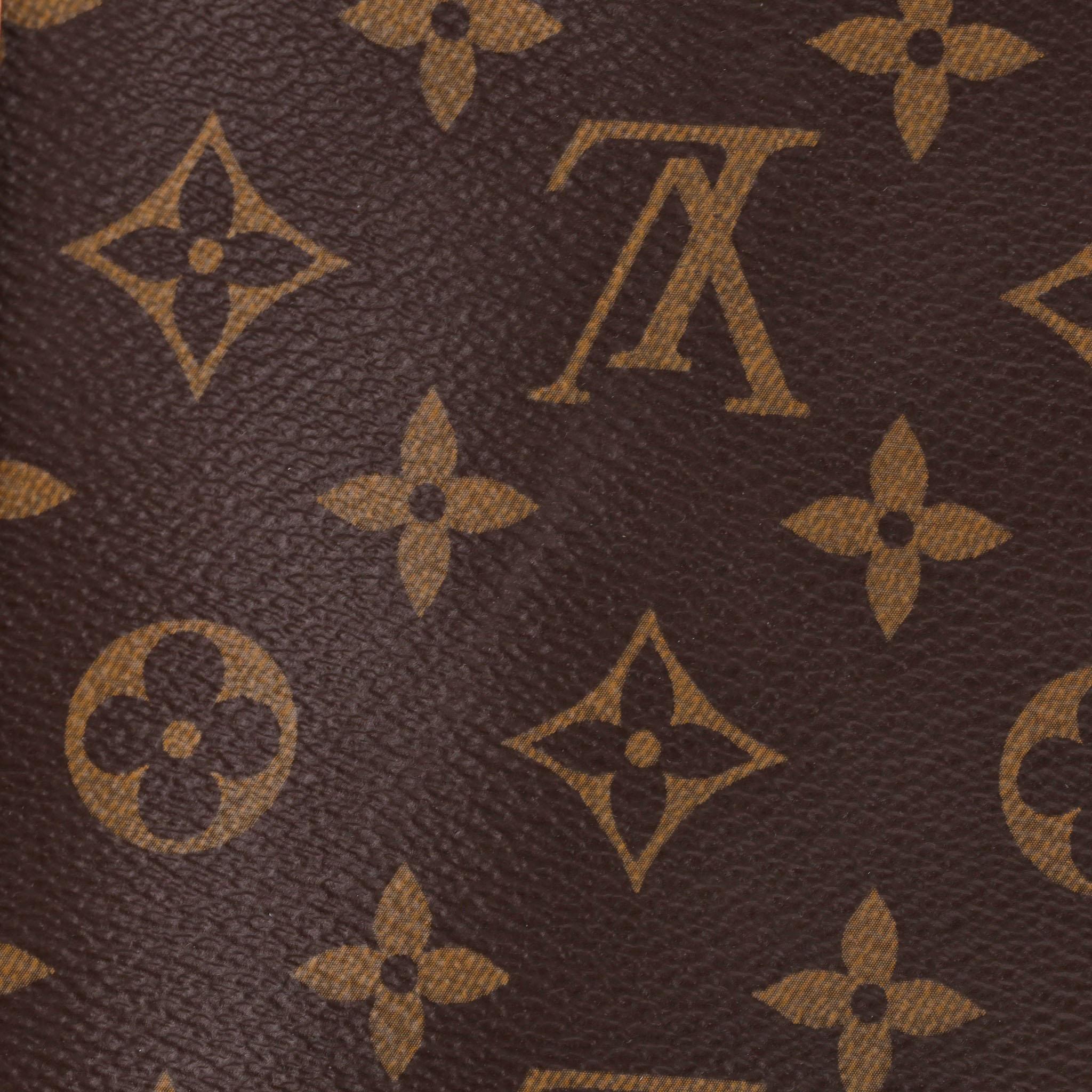Louis Vuitton Keepall Bandoulière 60 Monogram Coated Canvas Travel Bag For Sale 8
