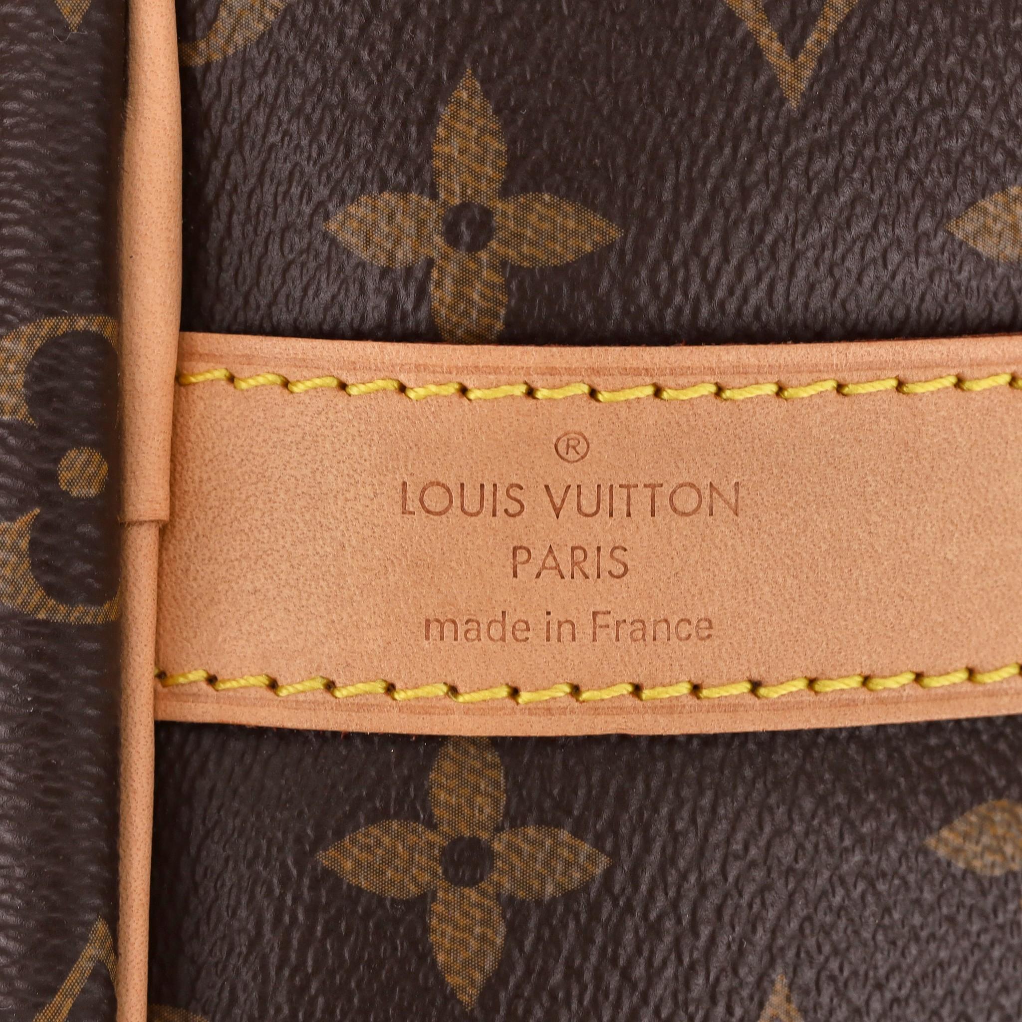 Louis Vuitton Keepall Bandoulière 60 Monogram Coated Canvas Travel Bag For Sale 4