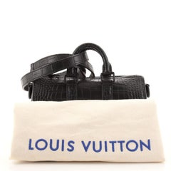 Louis Vuitton Keepall Bandouliere Bag Crocodile XS
