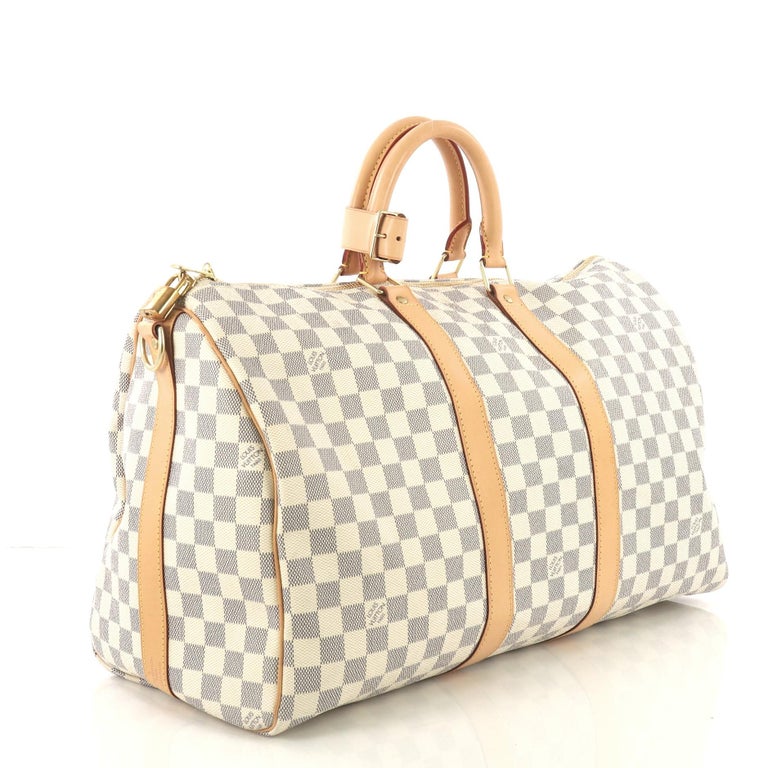 Louis Vuitton Keepall Bandouliere Bag Damier 45 For Sale at 1stdibs