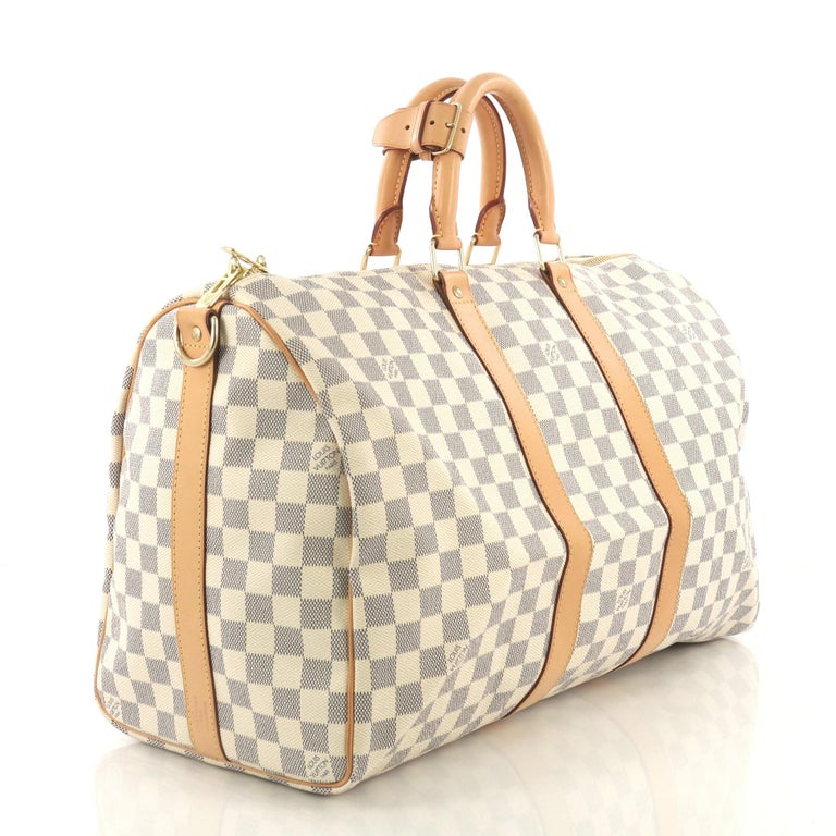 Louis Vuitton Keepall Bandouliere Bag Damier 45 at 1stdibs