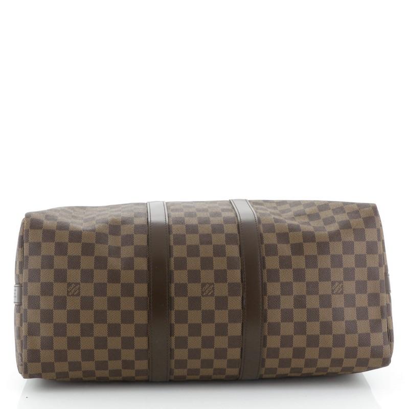 Louis Vuitton Keepall Bandouliere Bag Damier 45  In Good Condition In NY, NY