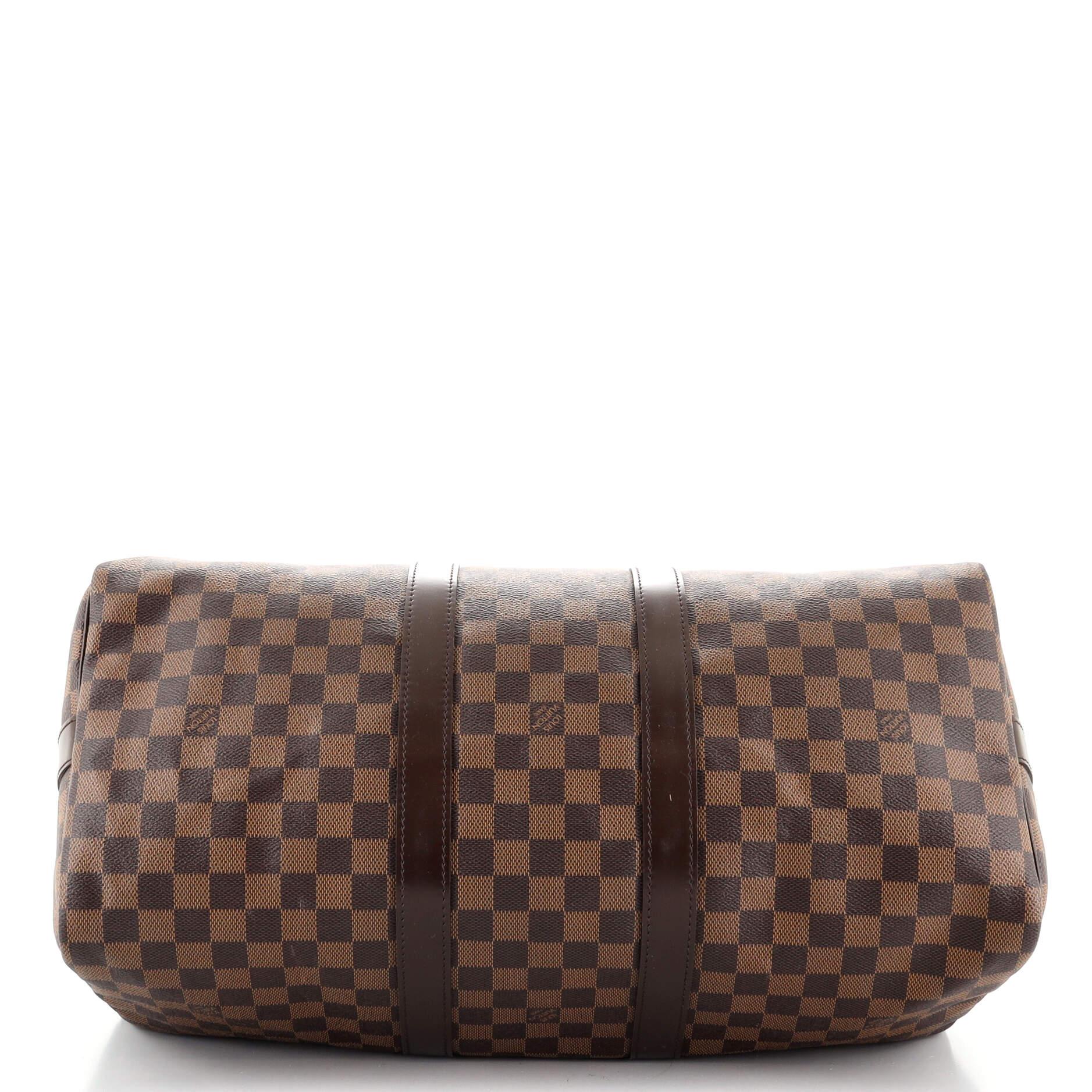 Louis Vuitton Keepall Bandouliere Bag Damier 45 In Good Condition In NY, NY