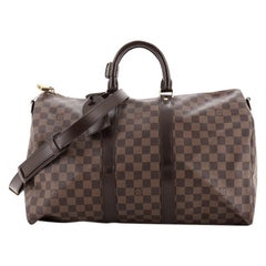 Louis Vuitton Keepall Bandouliere Bag Damier 45