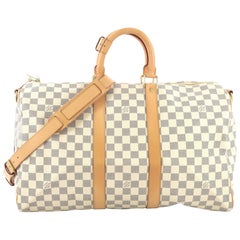 Louis Vuitton Keepall Bandouliere Bag Damier 45