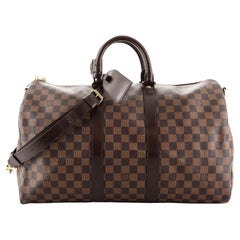 Louis Vuitton Keepall Bandouliere Bag Damier 45
