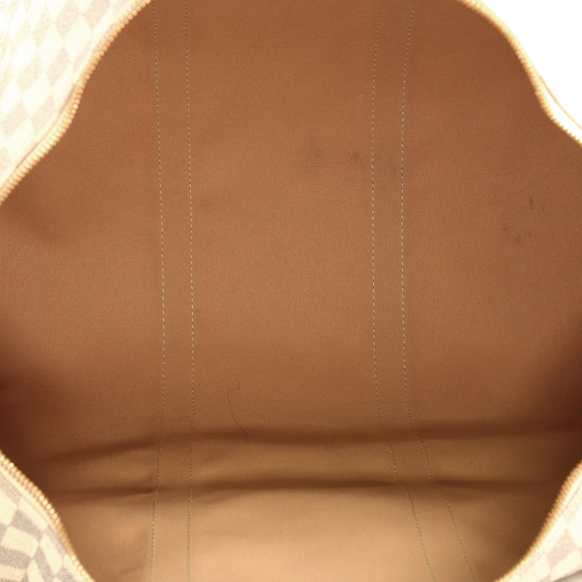 Women's Louis Vuitton Keepall Bandouliere Bag Damier 55