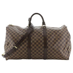 Louis Vuitton Keepall Bandouliere Bag Damier 55 