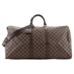 Louis Vuitton Keepall Bandouliere Bag Damier 55