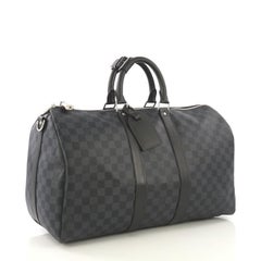 Louis Vuitton Keepall Bandouliere Bag Damier Cobalt 45