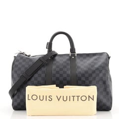 Louis Vuitton Keepall Bandouliere Bag Damier Cobalt 45