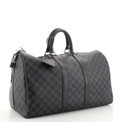 Louis Vuitton Keepall Bandouliere Bag Damier Cobalt 45