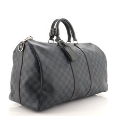 Louis Vuitton Keepall Bandouliere Bag Damier Cobalt 45