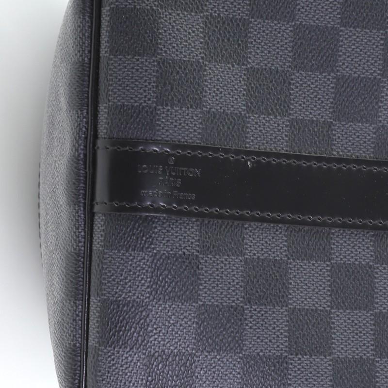 Women's or Men's Louis Vuitton Keepall Bandouliere Bag Damier Graphite 45