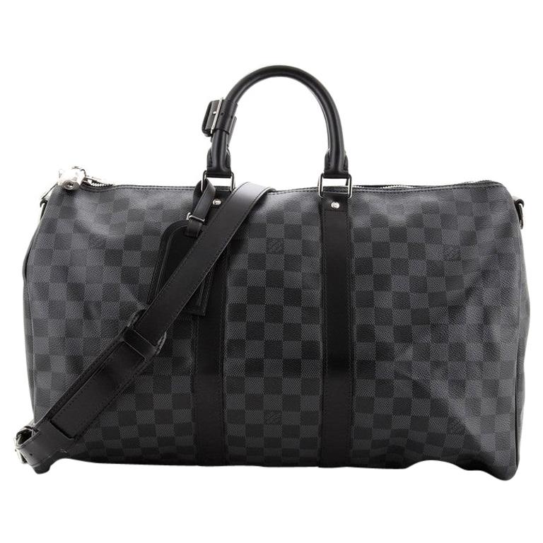 louis vuitton keepall damier graphite