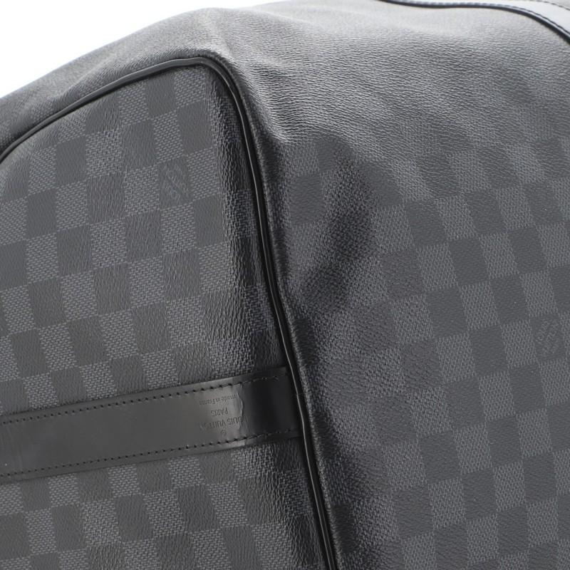 Louis Vuitton Keepall Bandouliere Bag Damier Graphite 55  2