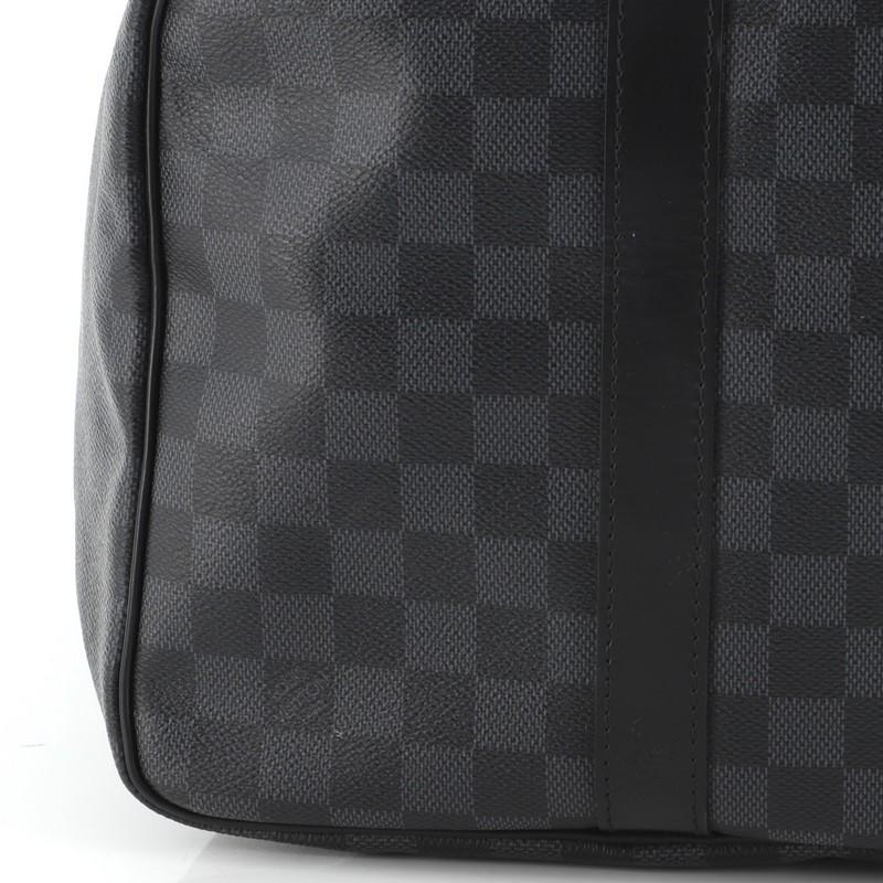 Louis Vuitton Keepall Bandouliere Bag Damier Graphite 55  3