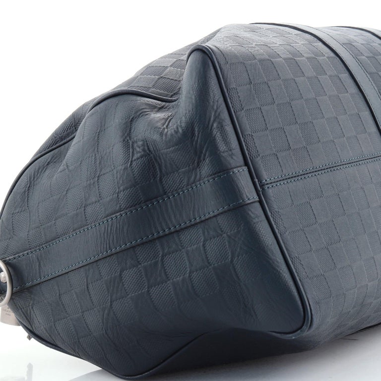 Louis Vuitton Black Damier Infini Leather Keepall Bandouliere 45 Bag -  Yoogi's Closet