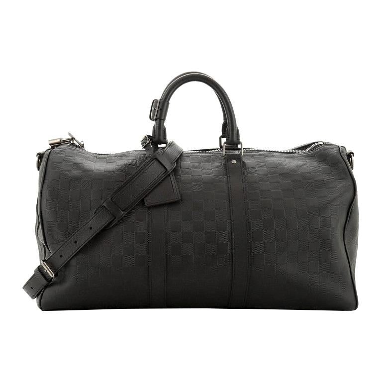 Keepall Bandoulière 50 Bag Damier Infini Leather - Travel N40443
