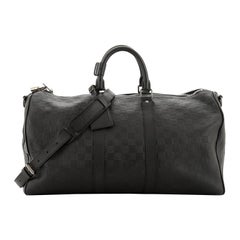 Louis Vuitton  Keepall Bandouliere Bag Damier Infini Leather 45