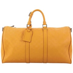 Louis Vuitton Keepall Bandouliere Bag Damier Infini Leather 45