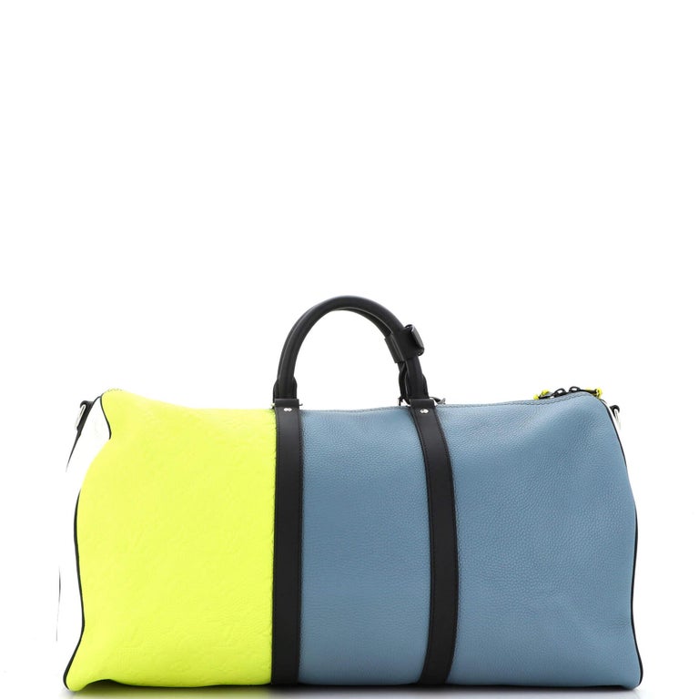 Louis Vuitton Keepall Bandouliere Bag Daybreak Colorblock Monogram ...
