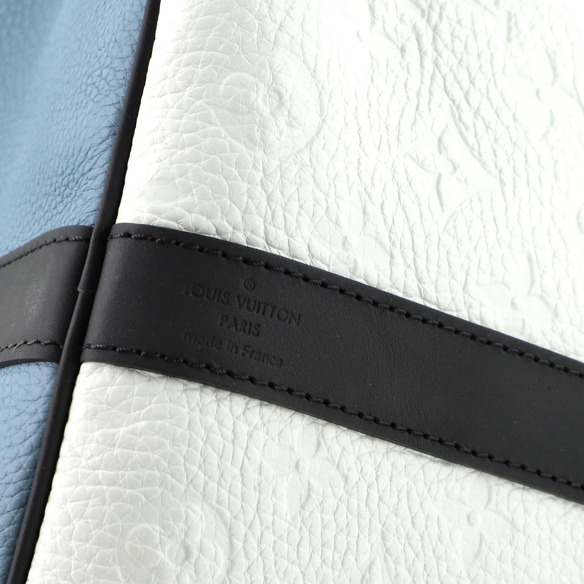 Louis Vuitton Keepall Bandouliere Bag Daybreak Colorblock Monogram Taurillon  2
