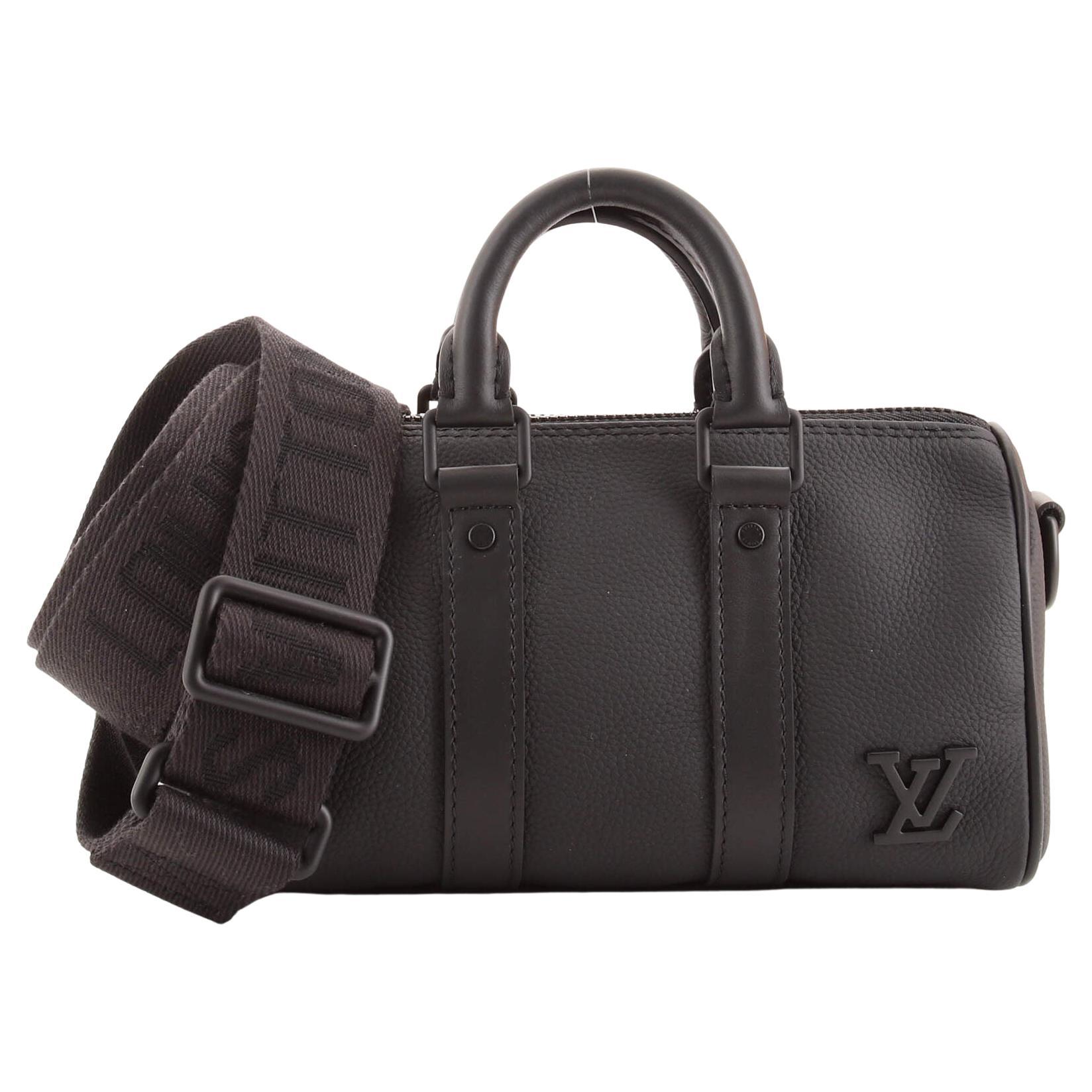 Louis Vuitton Keepall Bandouliere Bag Limited Edition Aerogram Leather XS