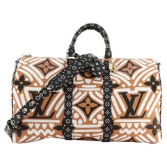 Louis Vuitton Keepall Bandouliere Bag Limited Edition Crafty Monogram